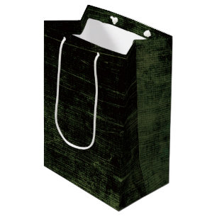 Retro Grunge Emo Green Texture Medium Cadeauzakje