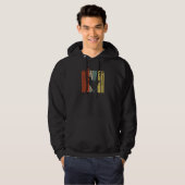 Retro grunge farmer chicken saying hoodie (Voorkant volledig)