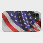 Retro Grunge Flying Flag of America Case-Mate iPhone Case (Achterkant (horizontaal))