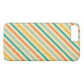 Retro grunge gestreept patroon Case-Mate iPhone case (Achterkant (Horizontaal))