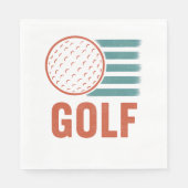 Retro Grunge Golf Servet (Voorkant)