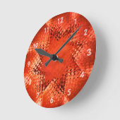 Retro grunge halftone star ronde klok (Hoek)