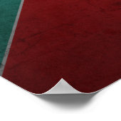 Retro Grunge Peace Hand Sign Poster (Hoek)