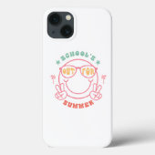 Retro Grunge "School's Out" Zomerontwerp Case-Mate iPhone Case (Achterkant)