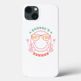Retro Grunge "School's Out" Zomerontwerp Case-Mate iPhone Case