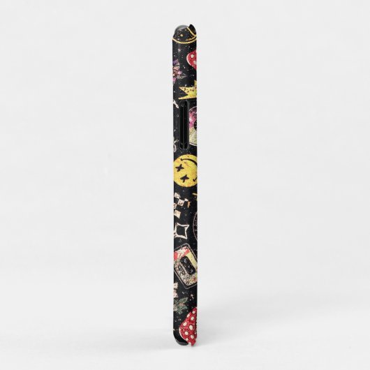 Retro Grunge Sunshine Bliss Case-Mate iPhone Case (Achterkant/rechts)