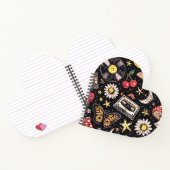 Retro Grunge Sunshine Bliss Notitieboek (Binnen)