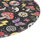 Retro Grunge Sunshine Bliss Snijplank (Hoek)