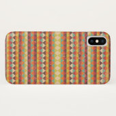 Retro Grunge Triangles Patroon Case-Mate iPhone Case (Achterkant (horizontaal))