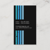 Retro Grunge-Visitekaartjes Visitekaartje (Achterkant)