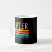 Retro Grunge Writer Limited Edition Koffiemok (Voorkant links)