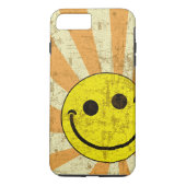 Retro Grungy Sunburst Case-Mate iPhone Case (Achterkant)