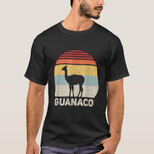 Retro Guanaco El Salvador Pupusas Food Vintage T-shirt