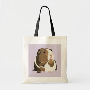 Retro Guinea Pig 'Betty' Shopping Bag Tote Bag