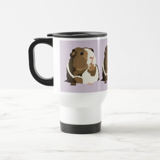 Retro Guinea Pig 'Betty' Travel Mug Reisbeker (Links)