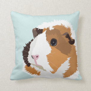 Retro Guinea Pig "Elsie"-kussen Kussen