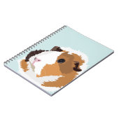 Retro Guinea Pig "Elsie"-laptop Notitieboek (Linkerzijde)