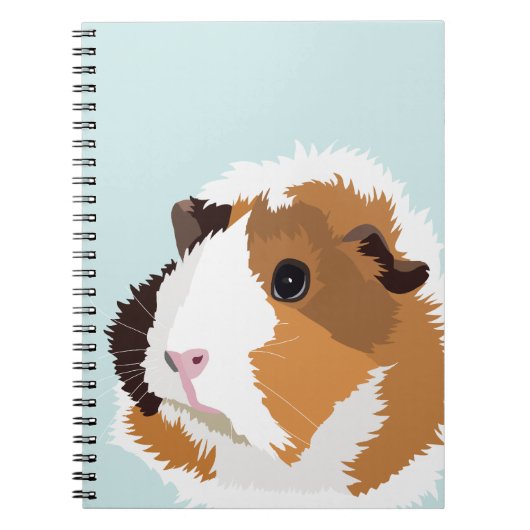 Retro Guinea Pig "Elsie"-laptop Notitieboek (Voorkant)