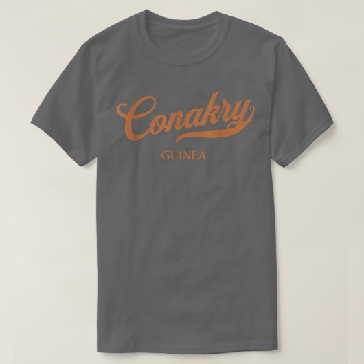 Retro Guinee - Conakry T-Shirt (Design voorkant)