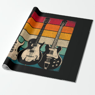 Retro Guitar Cadeaupapier