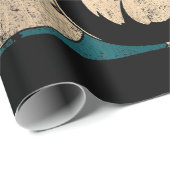 Retro Guitar Cadeaupapier (Rol Hoek)