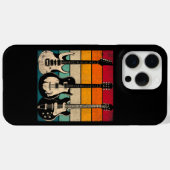 Retro Guitar Case-Mate iPhone Case (Achterkant (horizontaal))