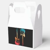 Retro Guitar Guitarist Electric Bass Guitar Rock M Bedankdoosjes (Geopend)