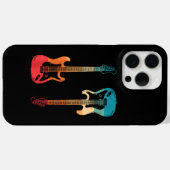 Retro Guitar Guitarist Electric Bass Guitar Rock M Case-Mate iPhone Case (Achterkant (horizontaal))