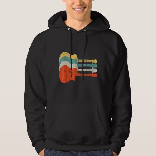 Retro Guitar Hoodie (Voorkant)