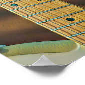 retro guitar lover gift poster (Hoek)
