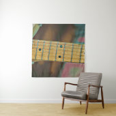 retro guitar lover gift wandkleed (In Situ (horizontaal))