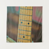 retro guitar lover gift wandkleed (Voorkant)