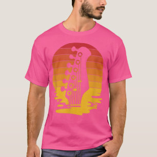 Retro Guitar Musician Bass Guitarist Guitar Player T-shirt