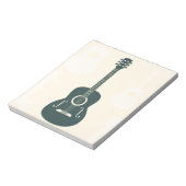 Retro guitar-muziek notitieblok (Linkerzijde)