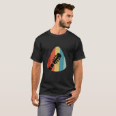 Retro  Guitar Pick Player Guitarist T-shirt (Voorkant volledig)