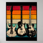 Retro Guitar Poster (Voorkant)