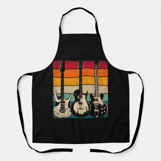 Retro Guitar Schort (Voorkant)