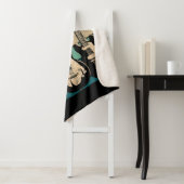 Retro Guitar Sherpa Deken (In situ)