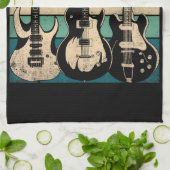 Retro Guitar Theedoek (Gevouwen)