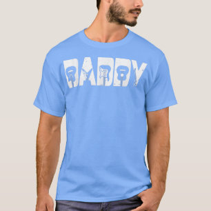 Retro Guitarist Father Dad Papa Guitar Fathers Day T-shirt