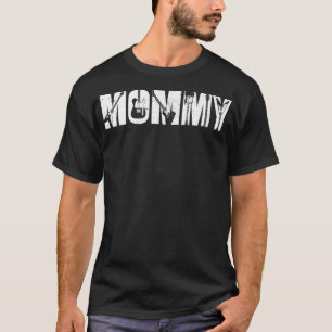 Retro Guitarist Moeder Mammie Guitar Moederdag T-shirt