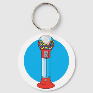 retro-gumballmachine sleutelhanger