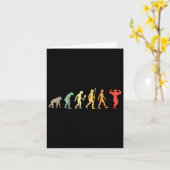 Retro Gym Motivation Gift Idea Funny Bodybuilding  Kaart (Gele Bloem)