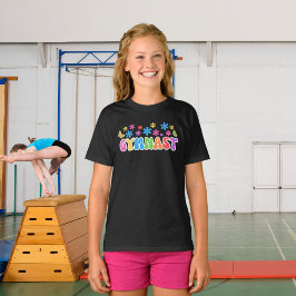 Retro Gymnast T-shirt | Turnen thema T-shirt