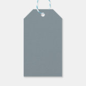 Retro Haaien Thema Verjaardagsfeestje Cadeaulabel (Achterkant)