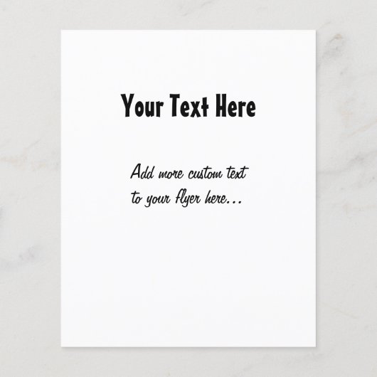 Retro Haan Art Custom Flyers (Achterkant)