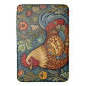 Retro haan boho chic country kip badmat (Voorkant Verticaal)