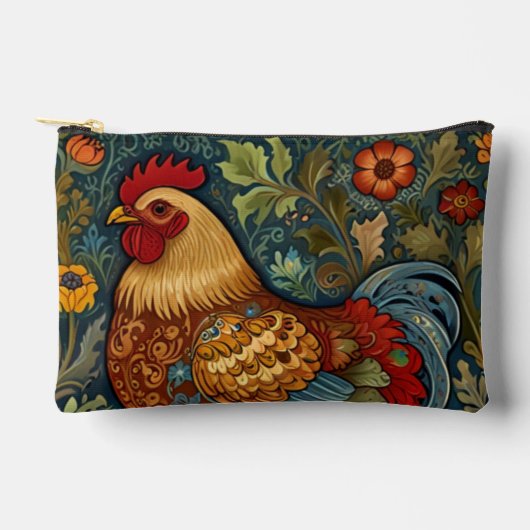 Retro haan boho chic country kip etui (Voorkant)