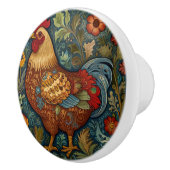 Retro haan boho chic country kip keramische knop (Rechts)