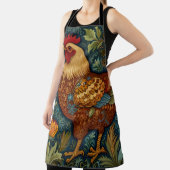 Retro haan boho chic country kip schort (Insitu)